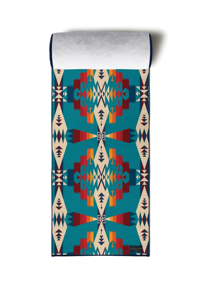 Yoga Towel | Lightweight | Turquoise | Silicon Non Slip Nubs | Microfiber | Yune Yoga | Tucson Turquoise