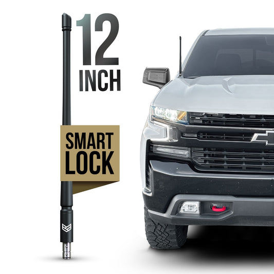 CHEVY & GMC SMARTLOCK™ SHORT FLEXIBLE ANTENNA 12 INCH (NEW!)