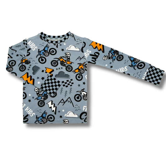 Fast Kids Club Long Sleeve Bamboo Strictly Wild