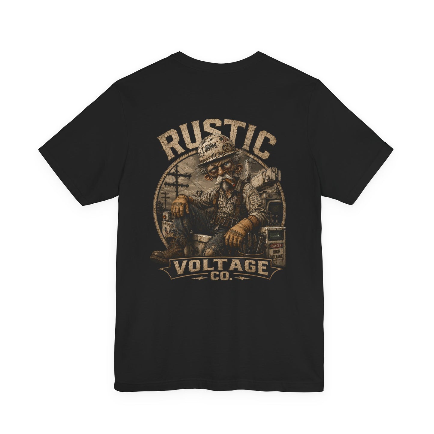 Old lineman Short Sleeve Tee