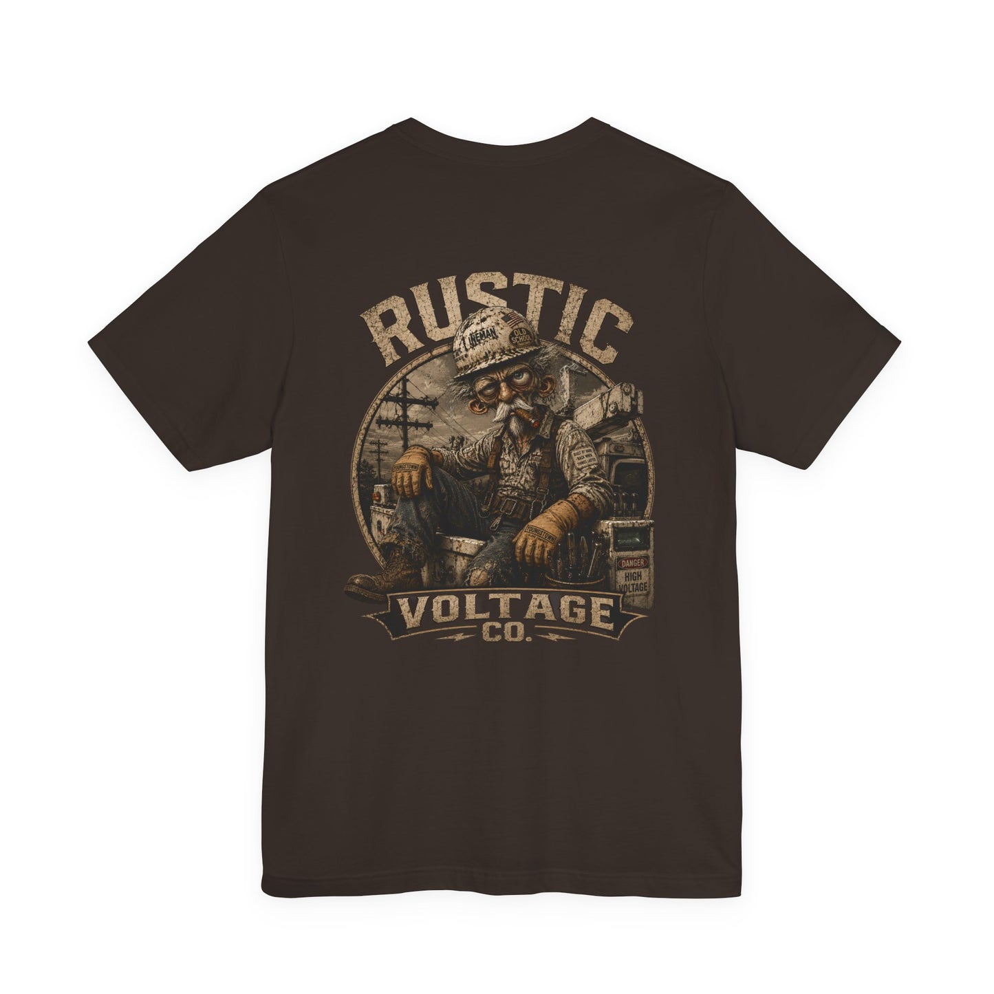 Old lineman Short Sleeve Tee