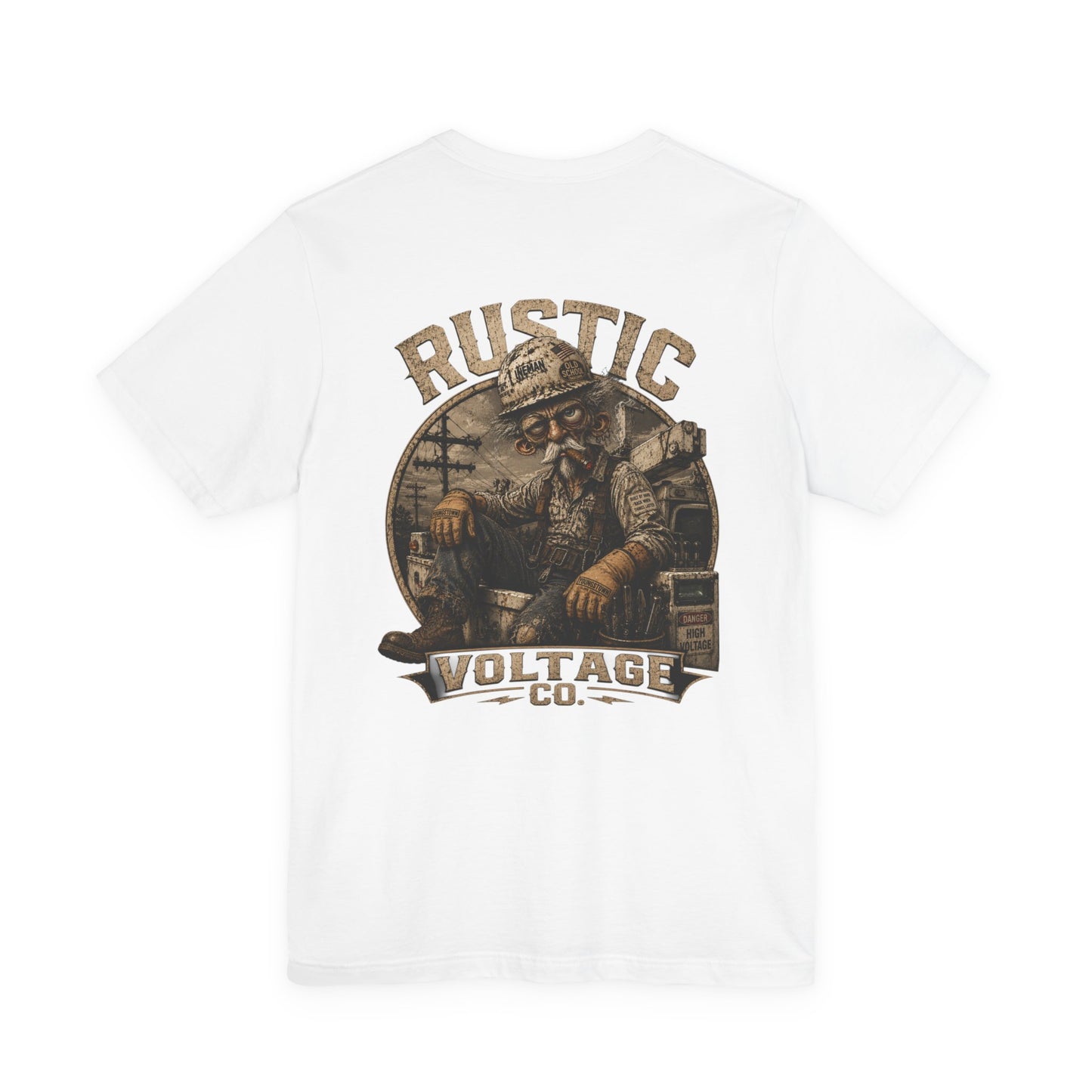 Old lineman Short Sleeve Tee