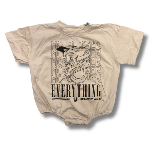 Moto Over Everything T-Shirt Romper Strictly Wild