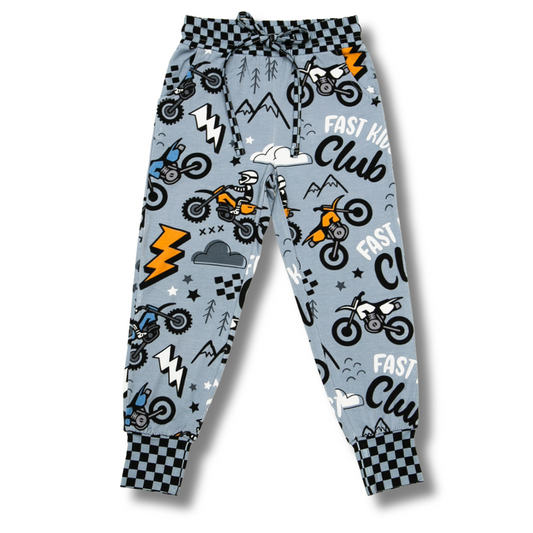 Fast Kids Club Bamboo Pants (2T - YL) Strictly Wild