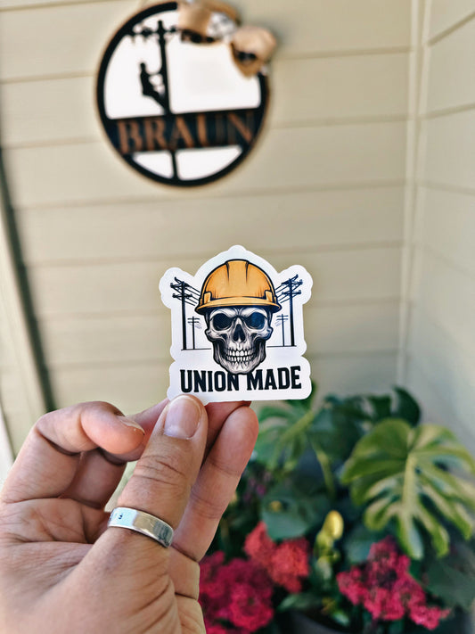 Hard hat stickers (Lineman 12 pack) Rustic Voltage Co