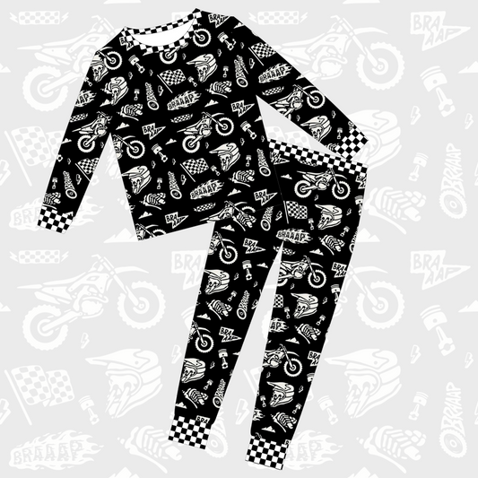 Lightning Speed 2 Piece Pajamas Strictly Wild