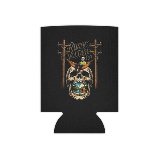 Lineman Can Coozie — Skull & Poles