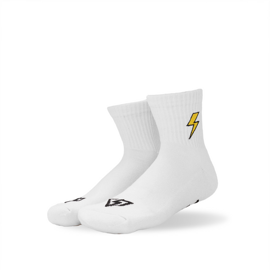 Bolt/Flower Lucky Cotton Quarter Socks VOLTAGE LTD