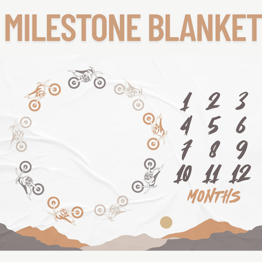 Sunset Cruise Milestone Blanket Strictly Wild