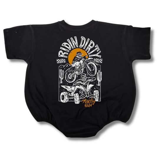 Ridin Dirty T-Shirt Romper Strictly Wild