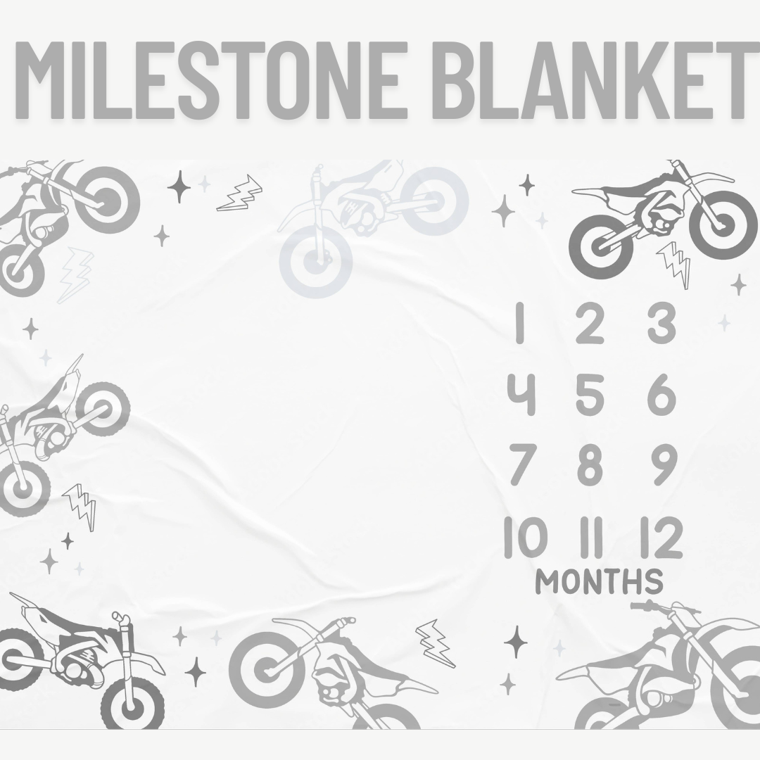 Moto Milestone Blanket Strictly Wild
