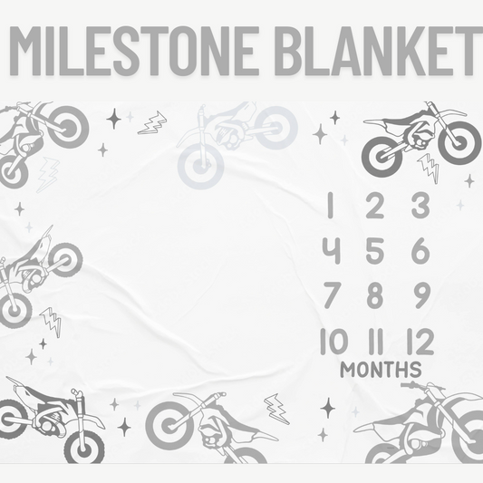 Moto Milestone Blanket Strictly Wild