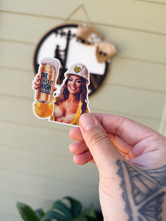 She likes it high voltage Rustic Voltage Co