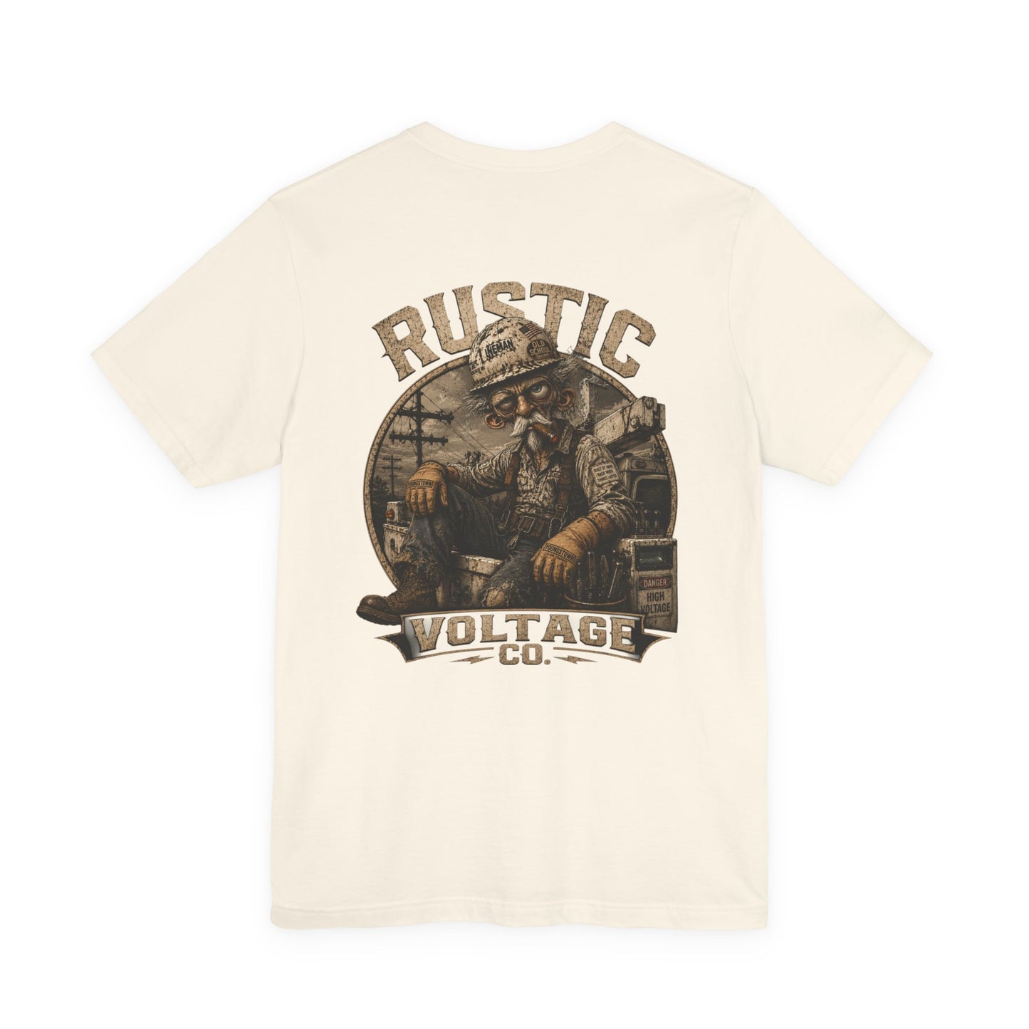 Old lineman Short Sleeve Tee