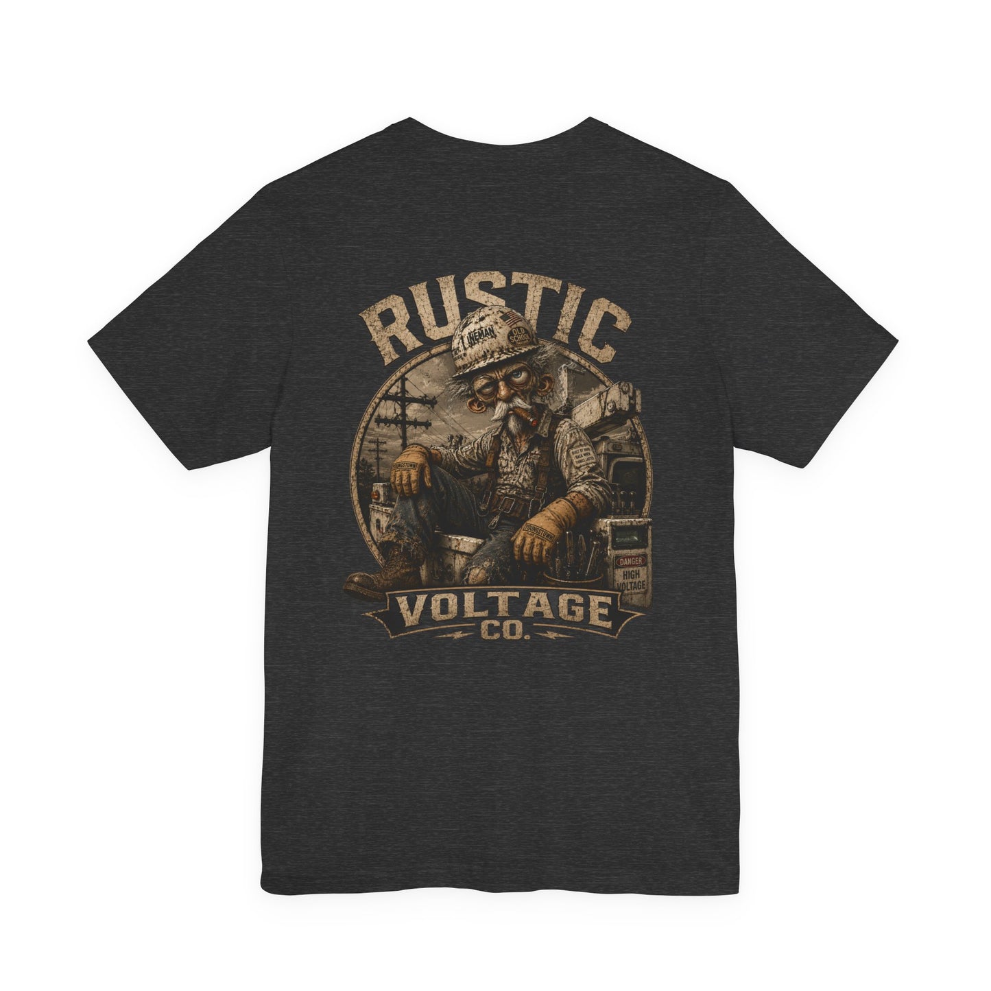 Old lineman Short Sleeve Tee