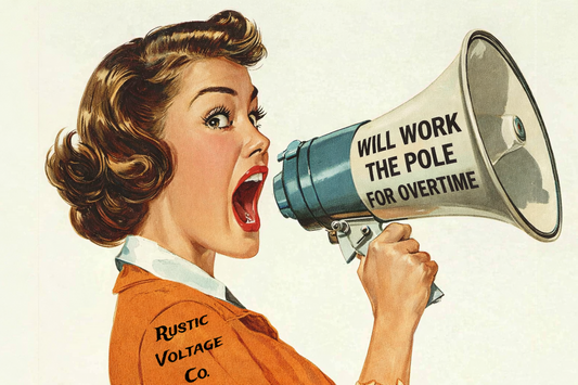 Working the pole for overtime