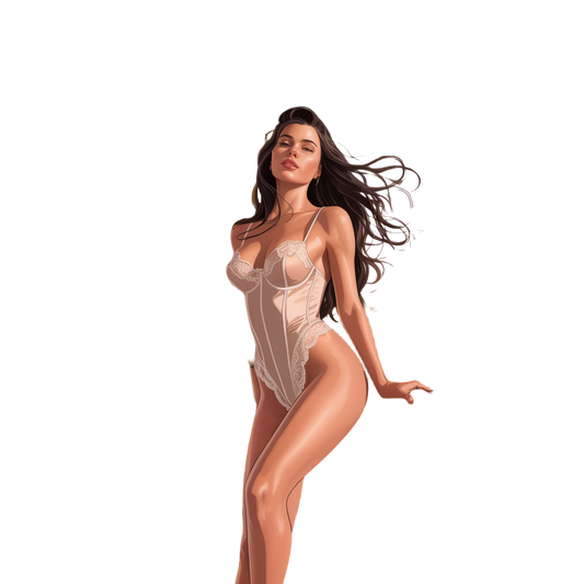 Boudoir Woman Sticker