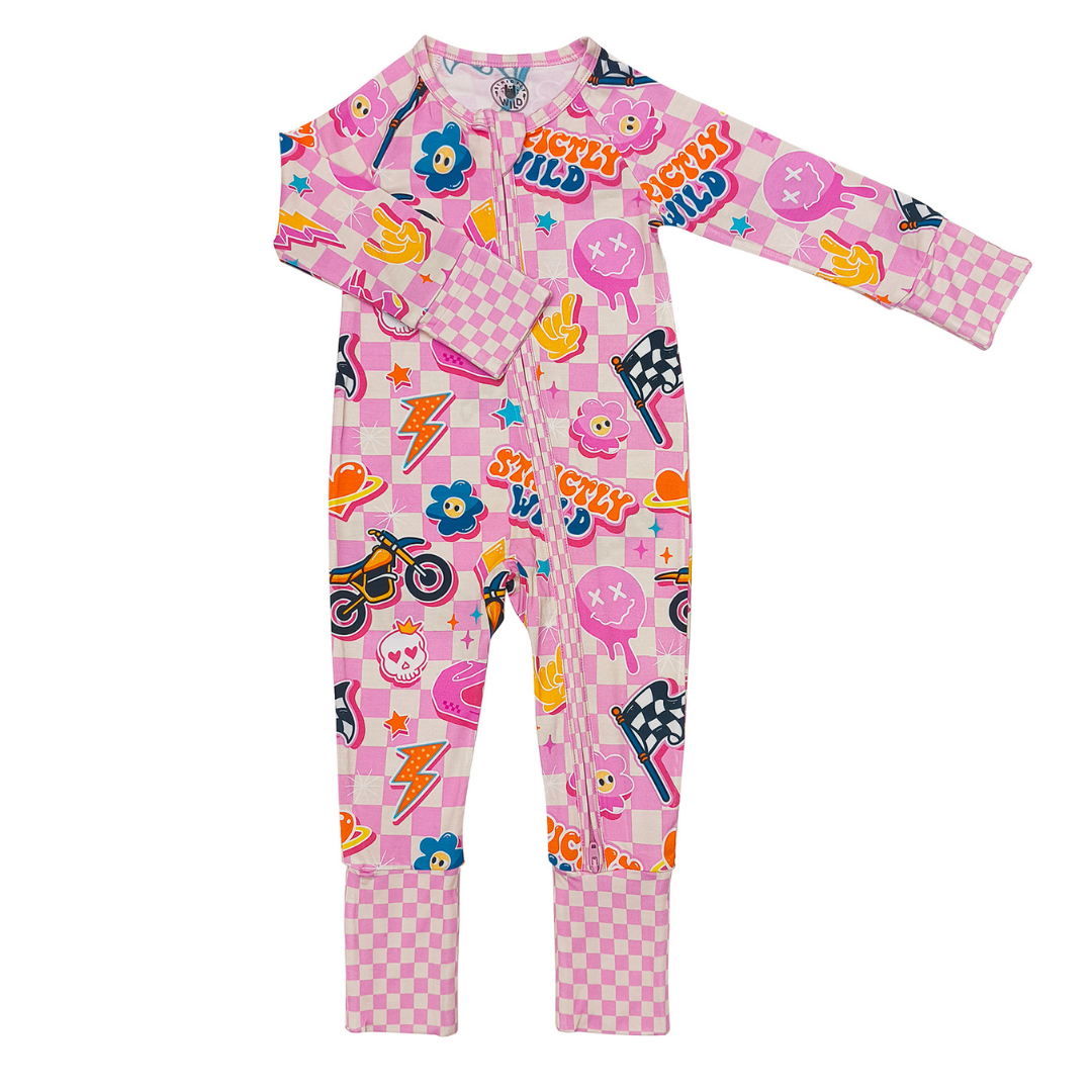 Groovy Zip Up Pajamas / PREORDER SHIPS FEB 2-9