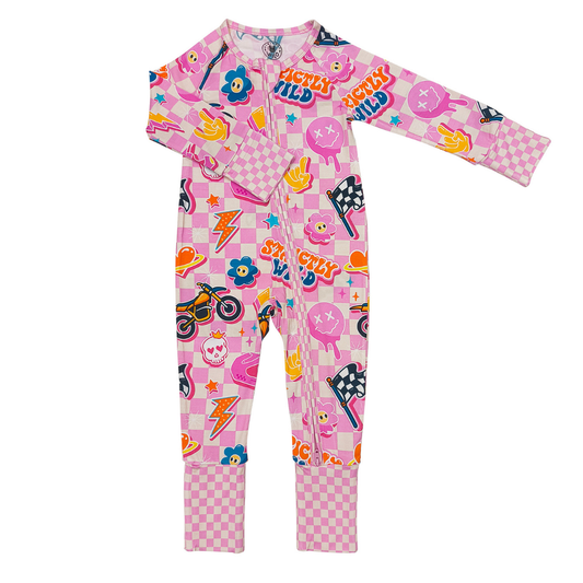 Groovy Zip Up Pajamas / PREORDER SHIPS FEB 2-9