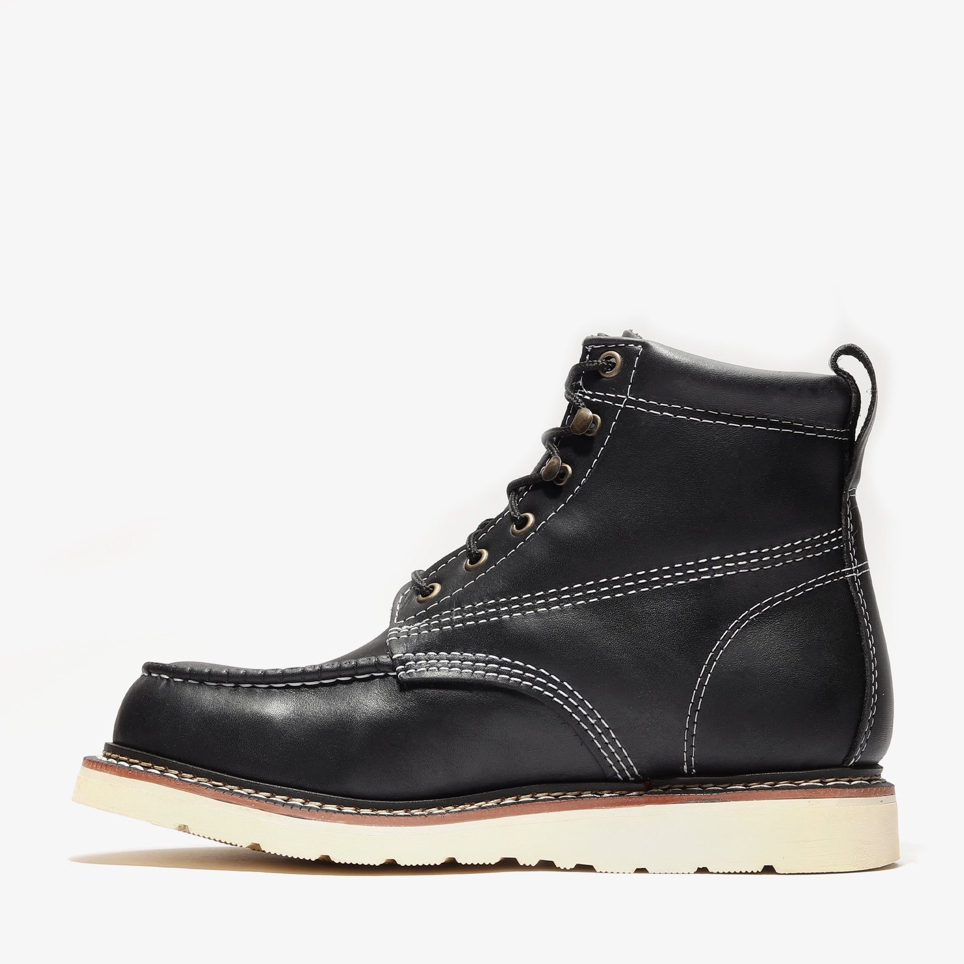 FRONTIER CLASSIC 6" MOC TOE BLACK Bonanza Boots
