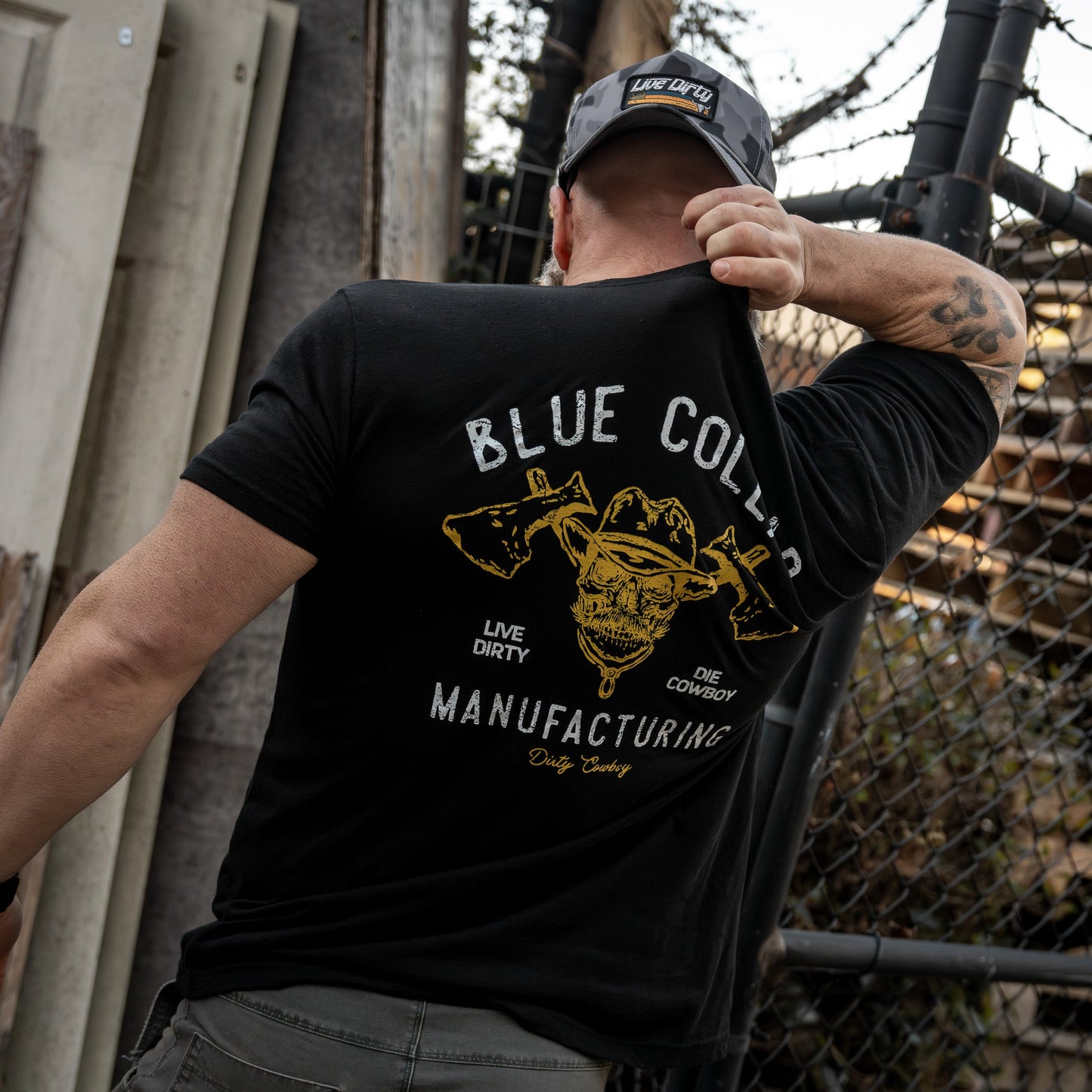 Blue Collar Hatchet Men's T-Shirt