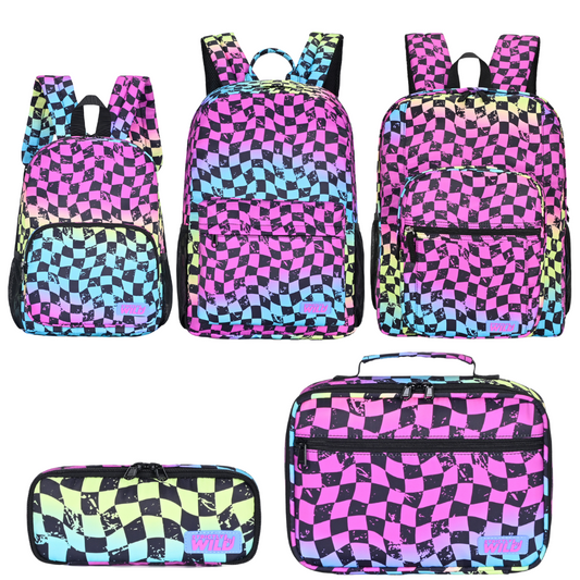 Rainbow Checker Bags Strictly Wild