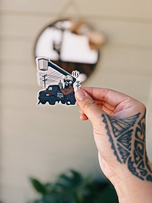 Blackout Bucket truck Rustic Voltage Co