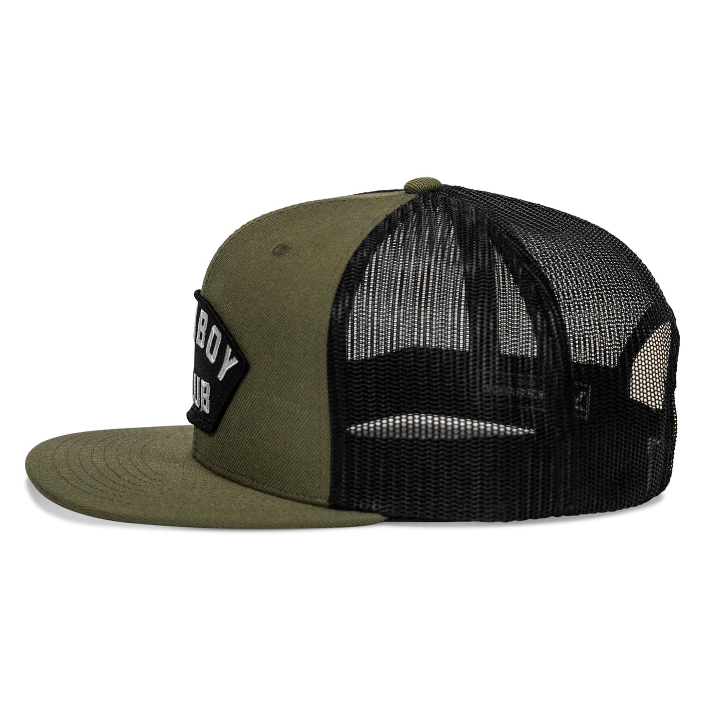Cowboy Club Patch Flatbill Snapback Hat