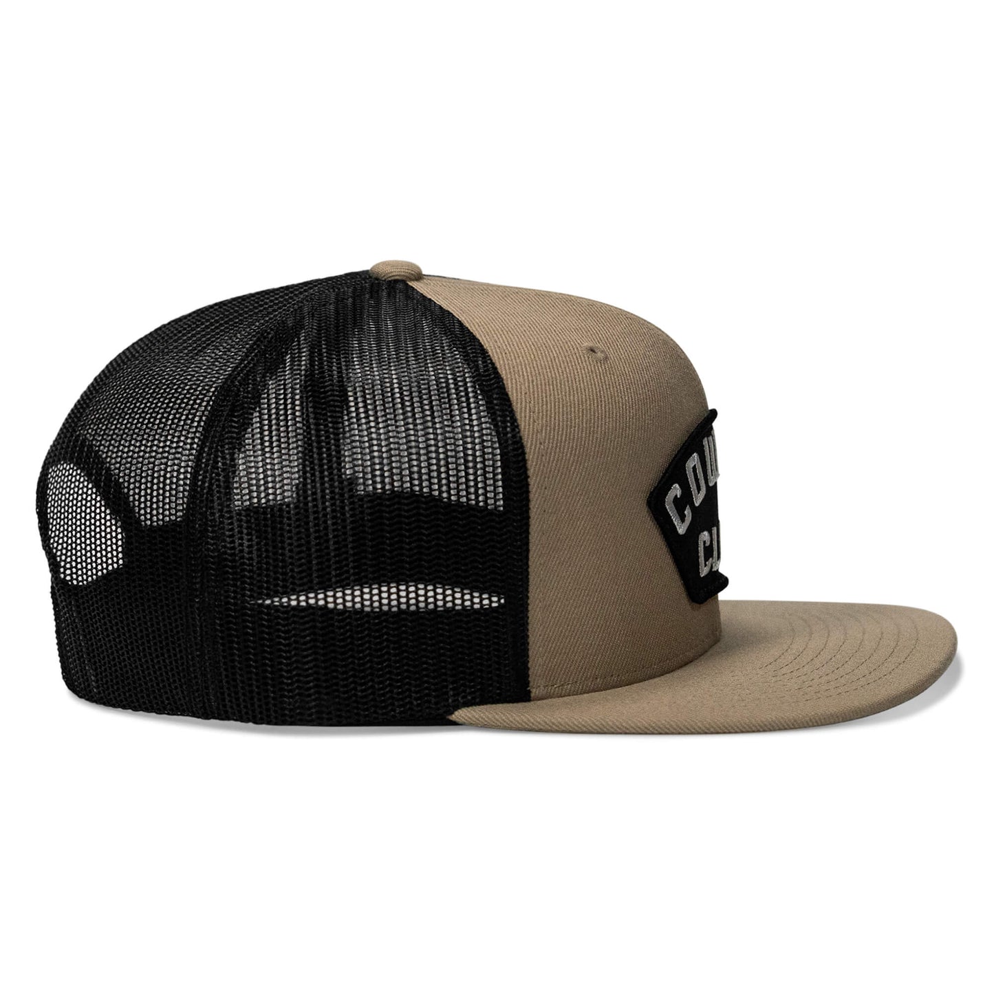 Cowboy Club Patch Flatbill Snapback Hat