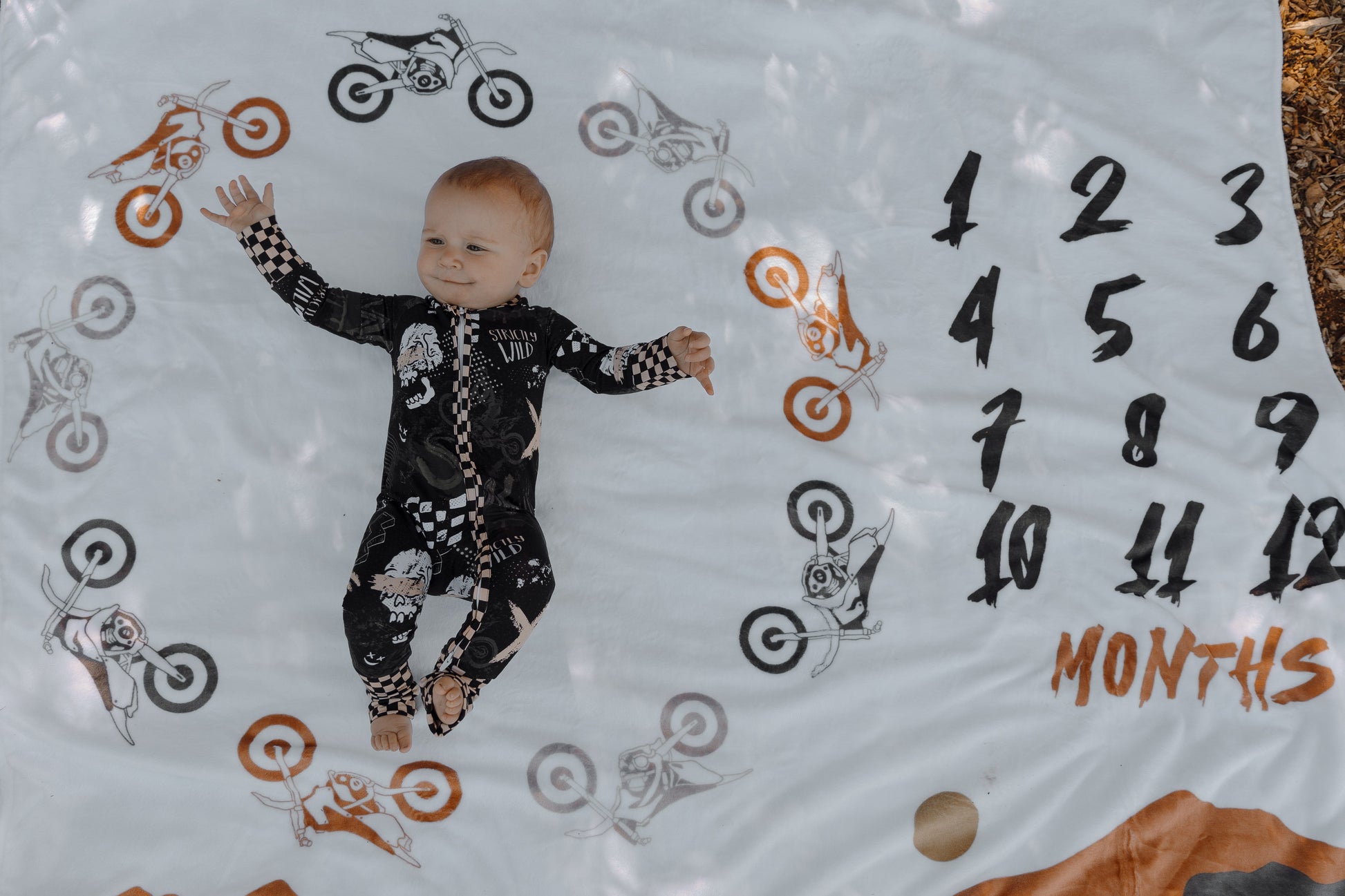 Sunset Cruise Milestone Blanket Strictly Wild
