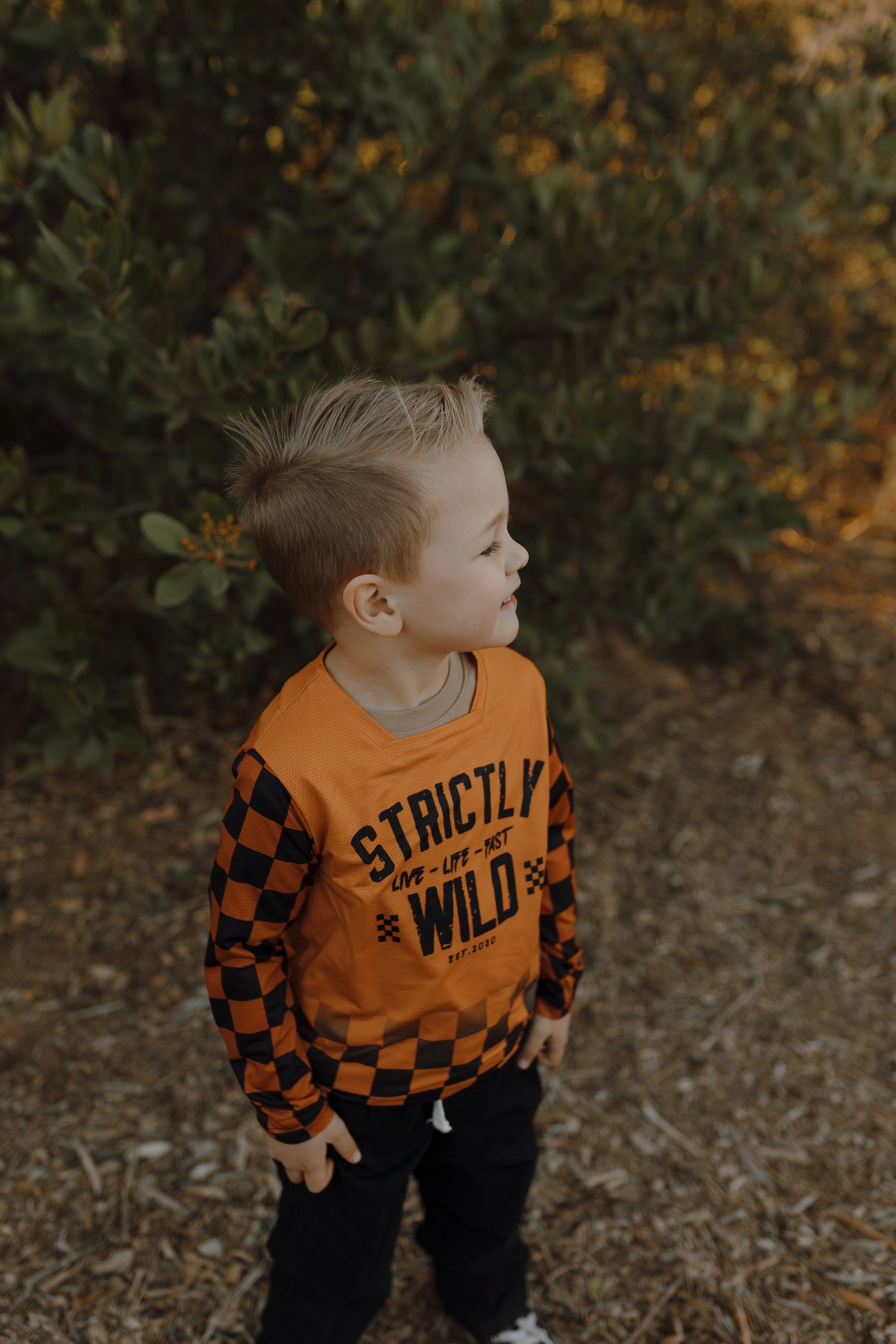 Citrus Check Jersey (2T - 2XL) Strictly Wild