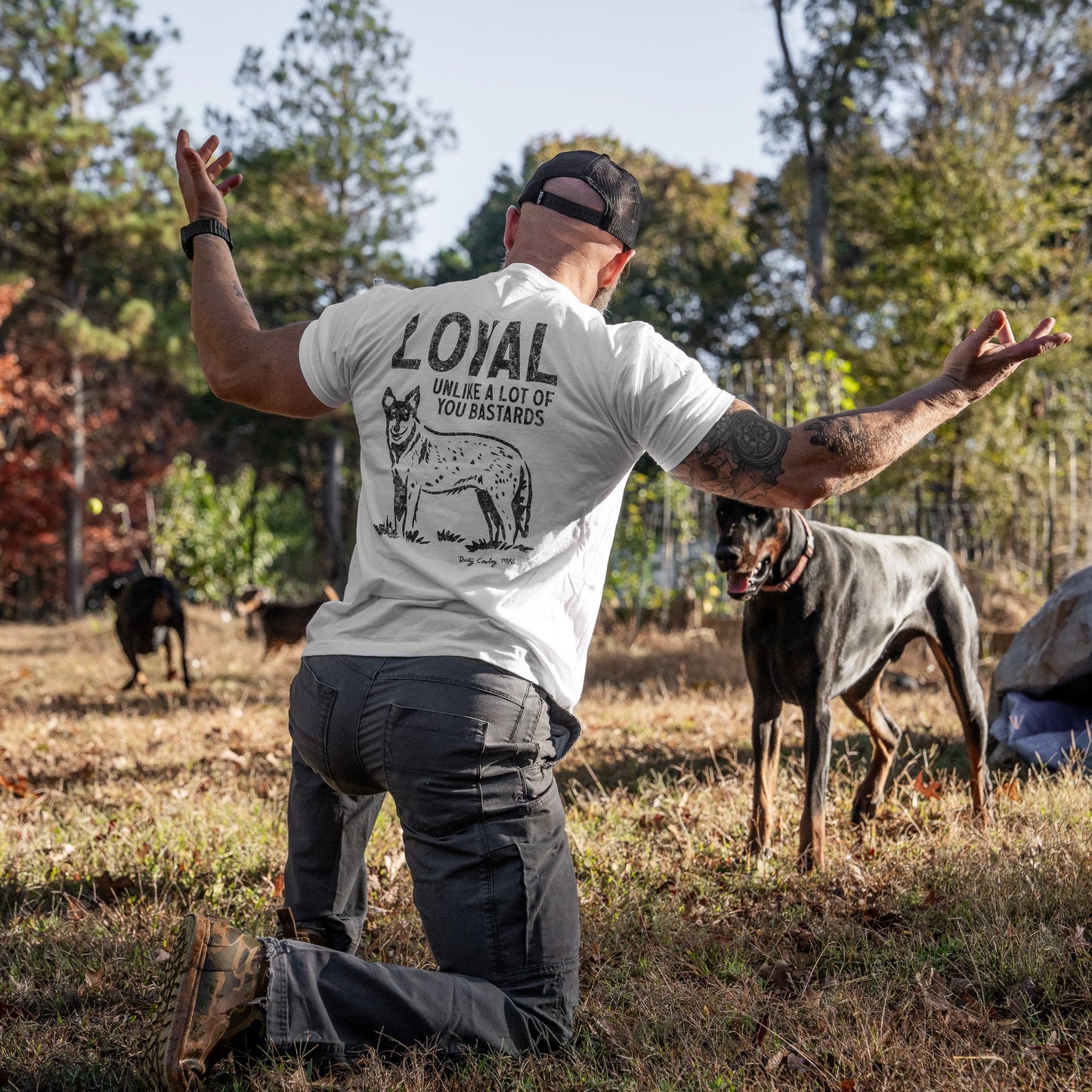 Loyal Unlike A Lot Of You Bastards Dog Men's T-Shirt