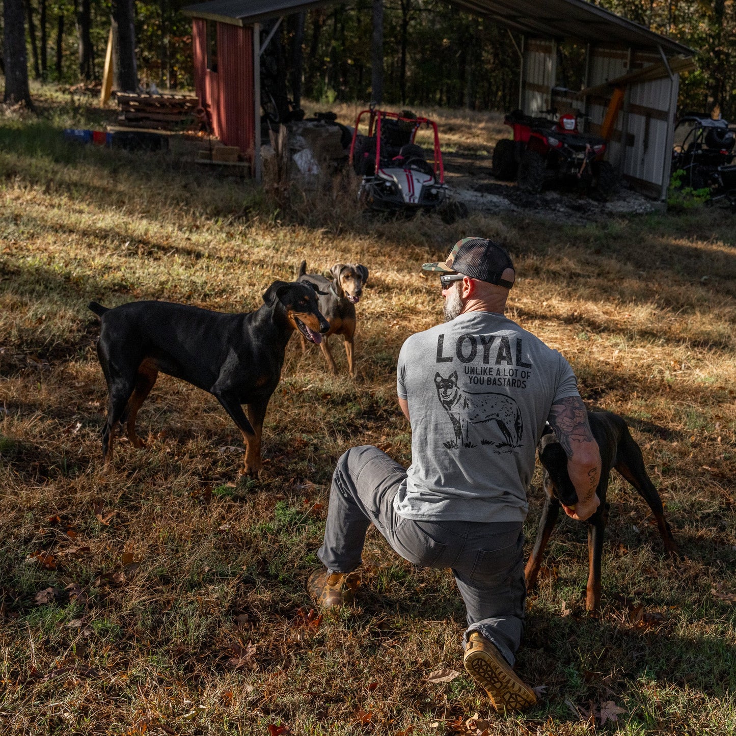 Loyal Unlike A Lot Of You Bastards Dog Men's T-Shirt