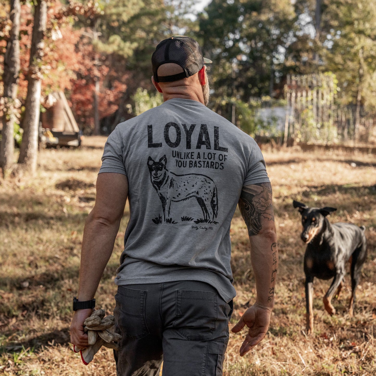 Loyal Unlike A Lot Of You Bastards Dog Men's T-Shirt