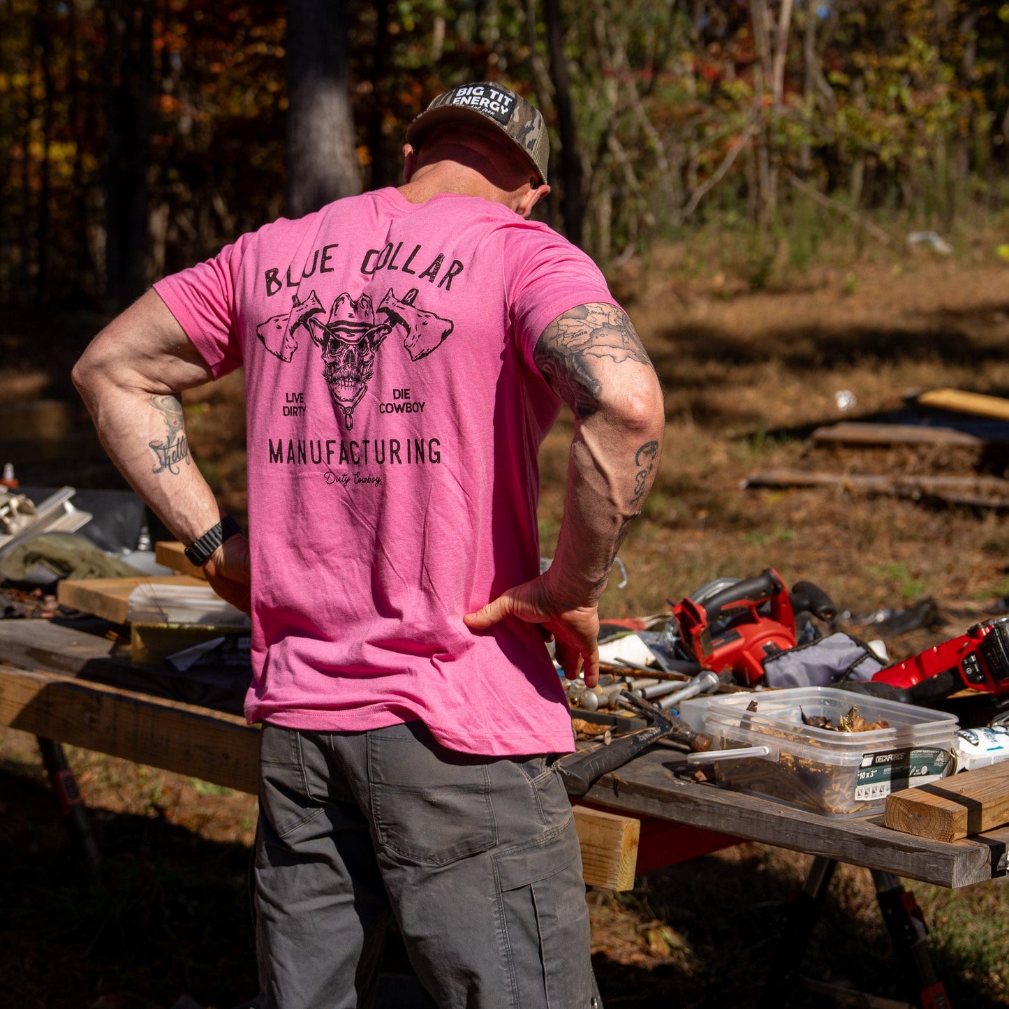 Blue Collar Hatchet Men's T-Shirt