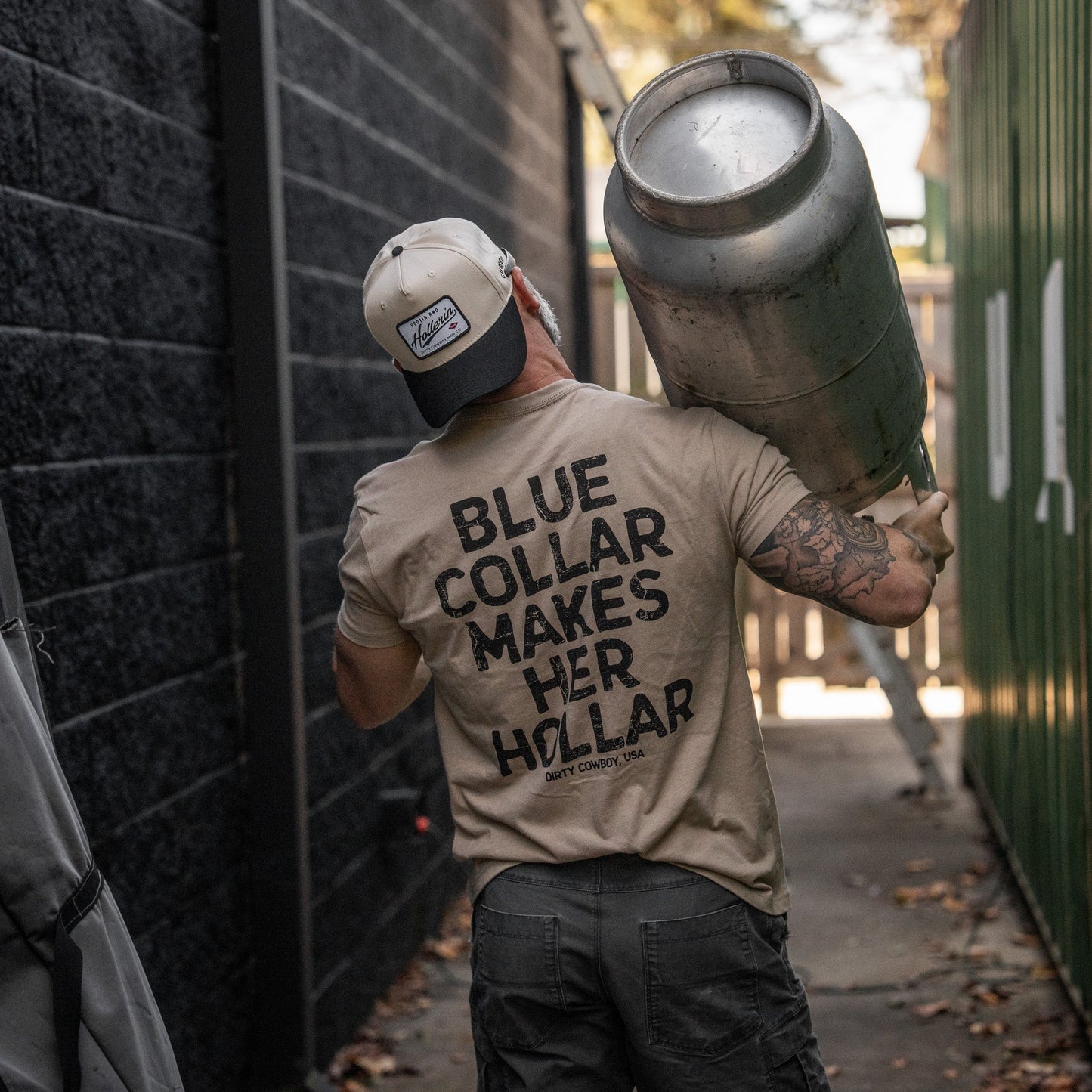 Blue Collar Makes Her Hollar Men's T-Shirt