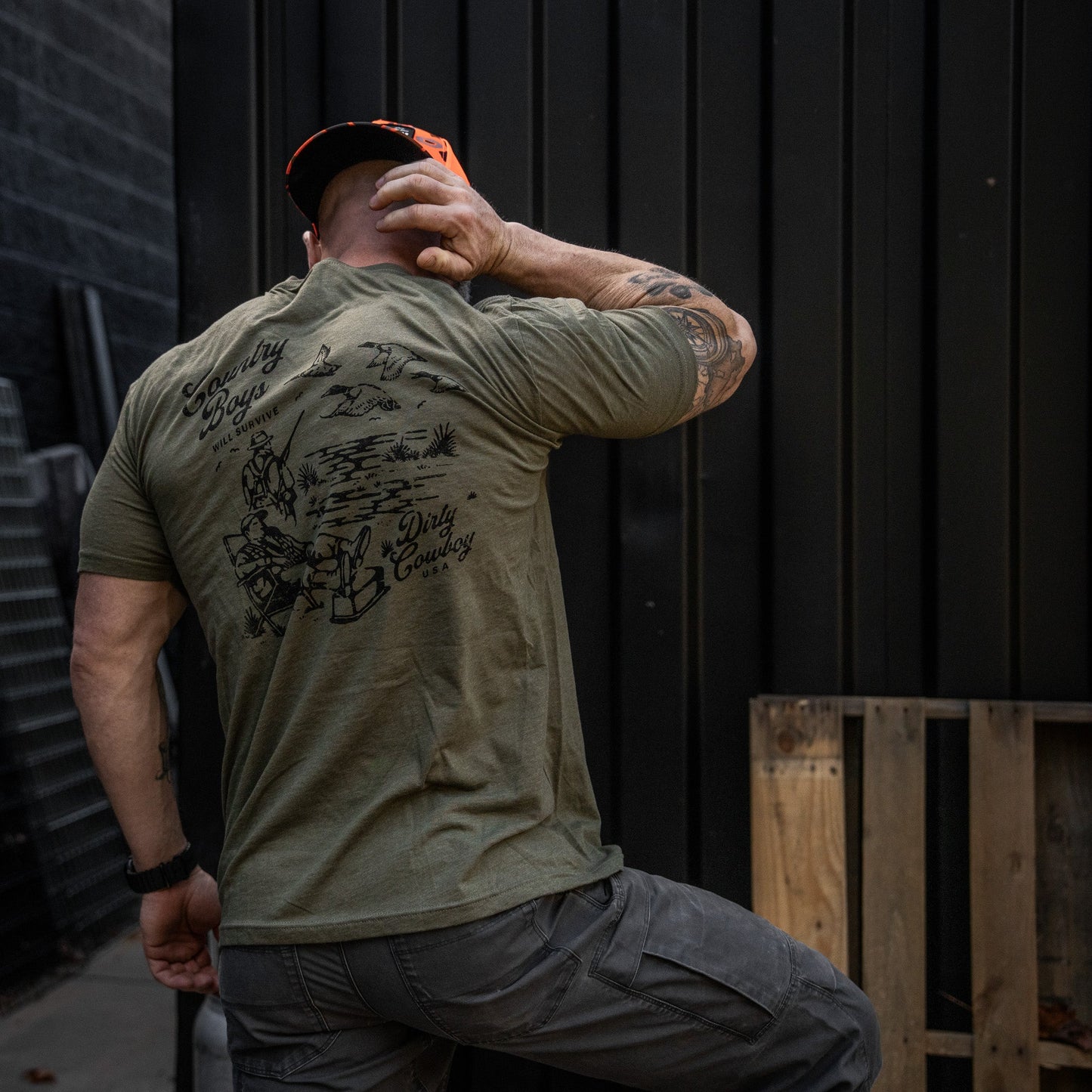 Country Boy's Will Survive Men's T-Shirt