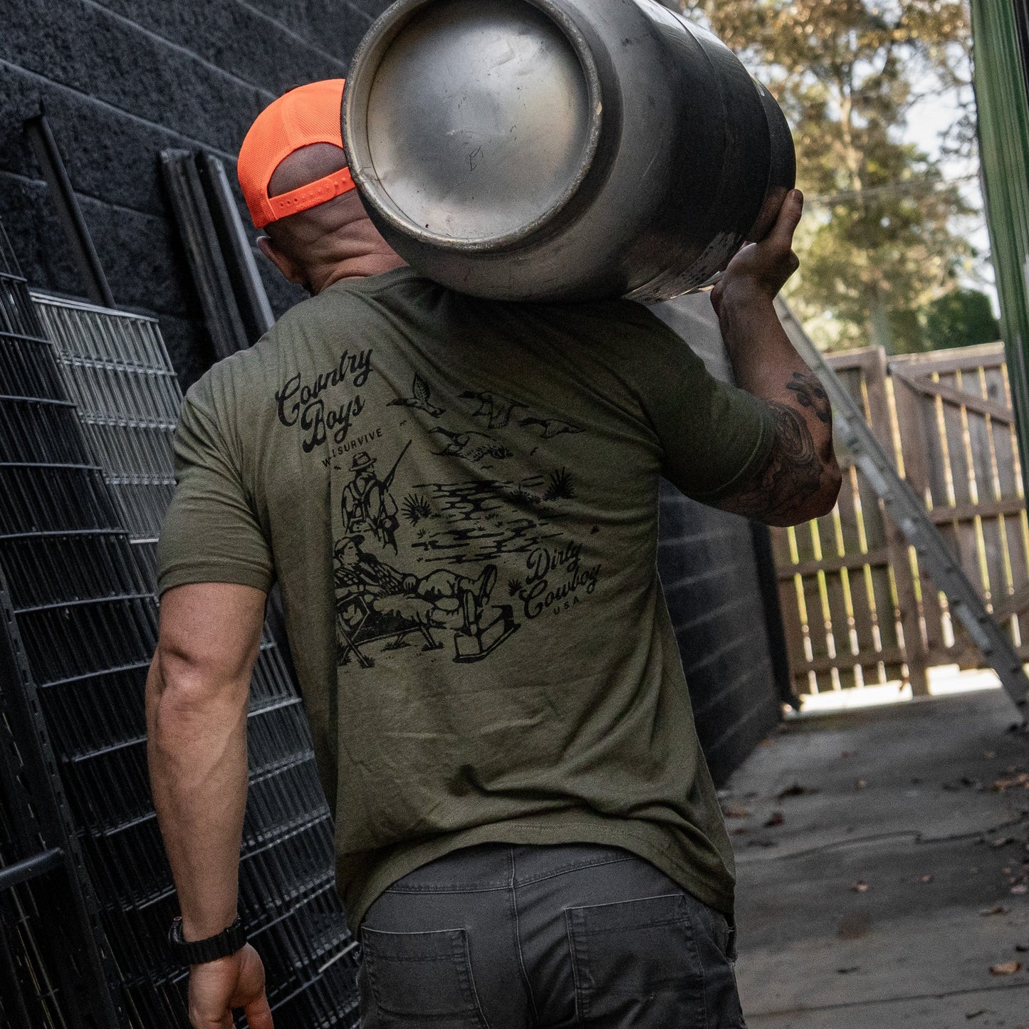 Country Boy's Will Survive Men's T-Shirt