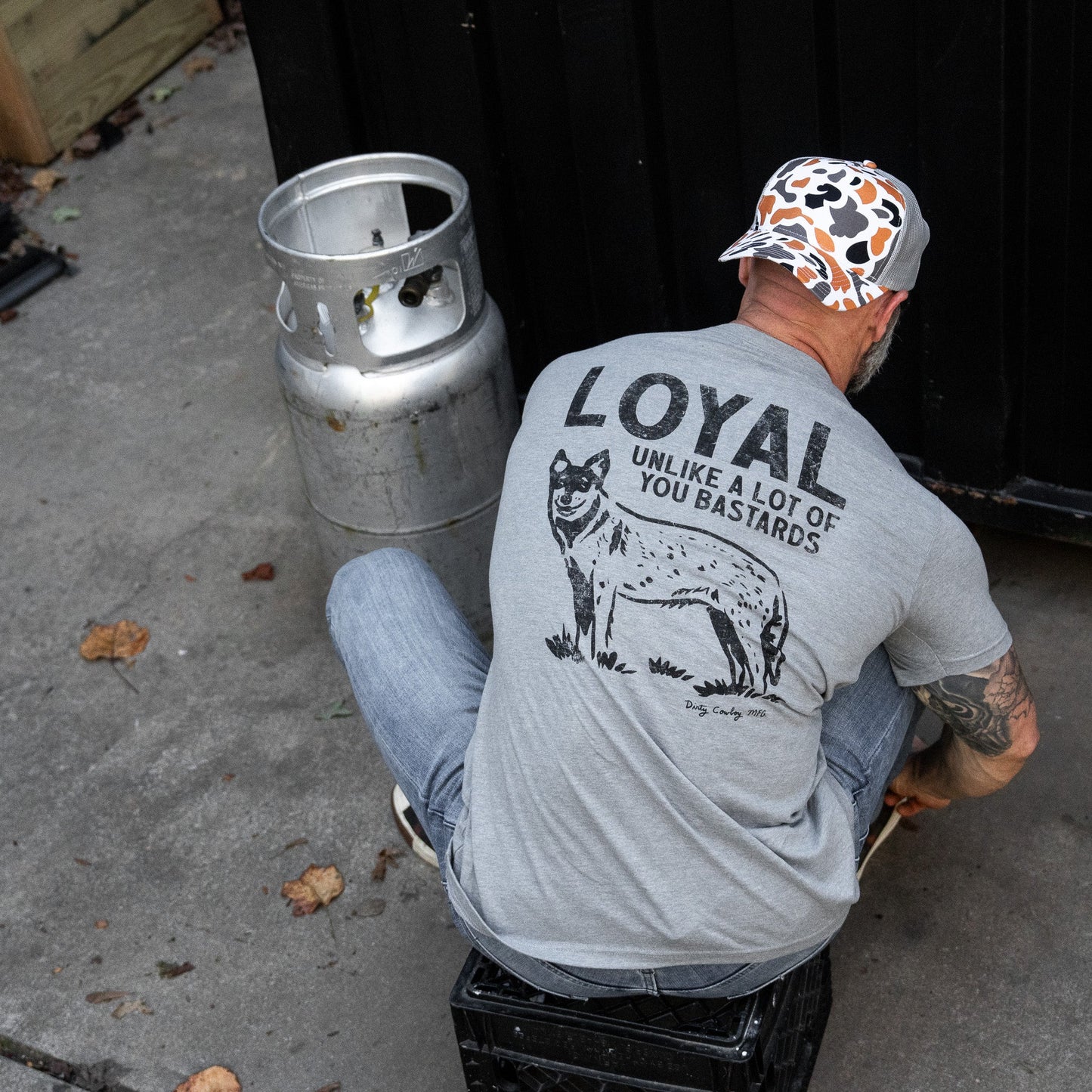 Loyal Unlike A Lot Of You Bastards Dog Men's T-Shirt