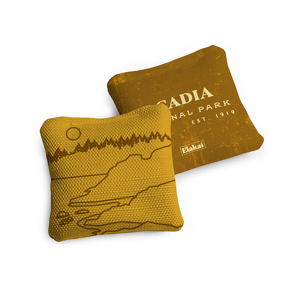 National Parks Acadia Travel-Size Cornhole Bags Elakai Outdoor