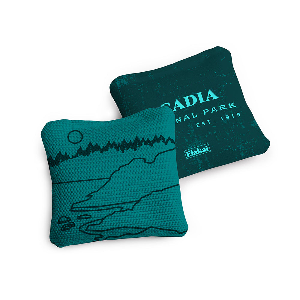 National Parks Acadia Travel-Size Cornhole Bags Elakai Outdoor
