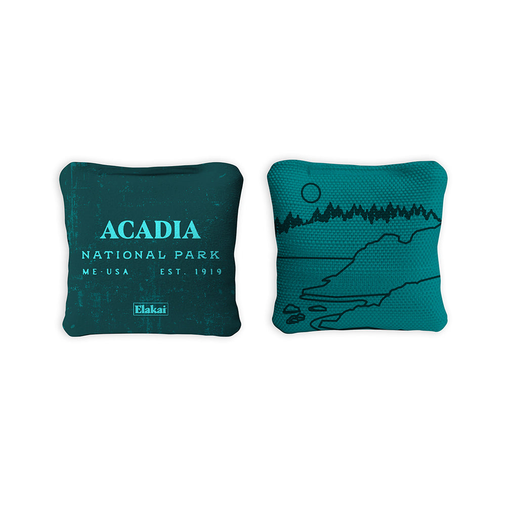 National Parks Acadia Travel-Size Cornhole Bags Elakai Outdoor