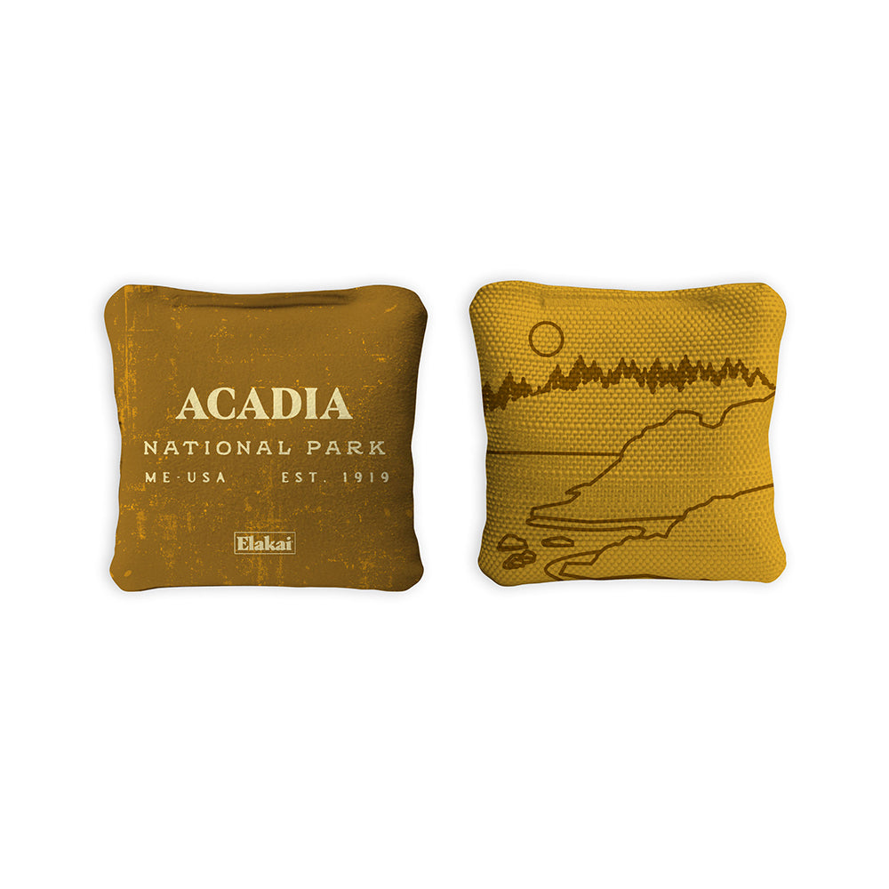 National Parks Acadia Travel-Size Cornhole Bags Elakai Outdoor