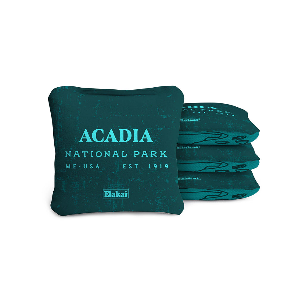 National Parks Acadia Travel-Size Cornhole Bags Elakai Outdoor