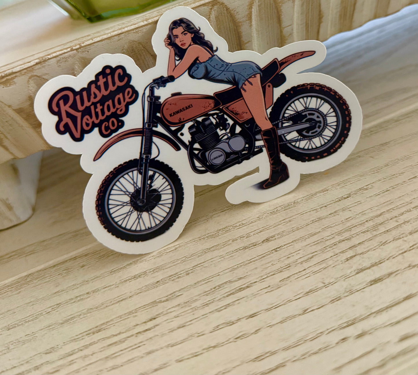Old Kawasaki sticker