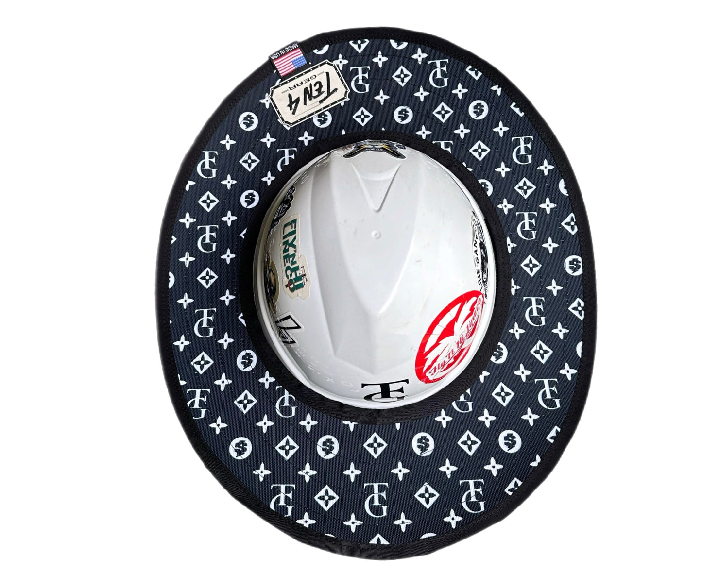 TG -Black- Hard Hat Sun Shade Visor