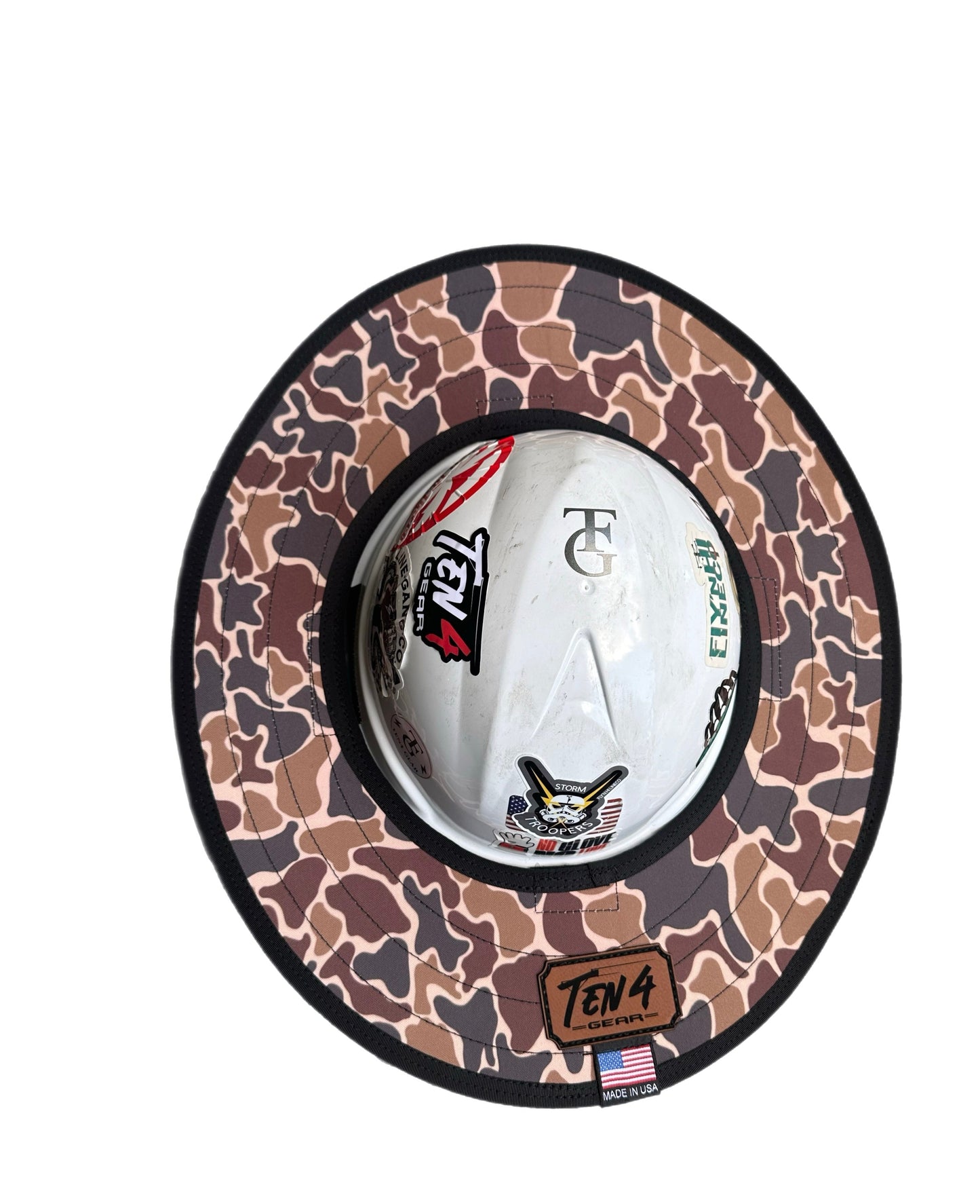 LT Duck Camo - Hard Hat Sun Shade Visor Ten4 Gear