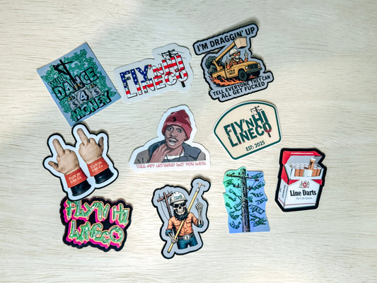 Drag’n Up sticker pack Fly’N Hi Lineco