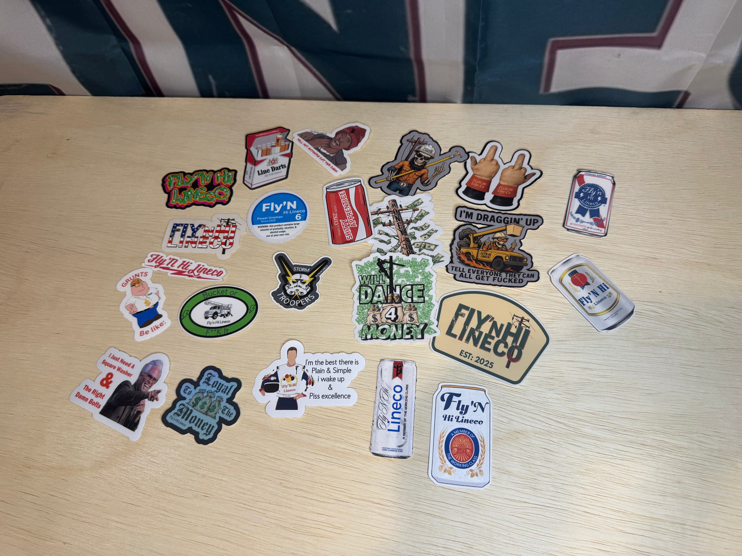 Master sticker pack. Fly’N Hi Lineco