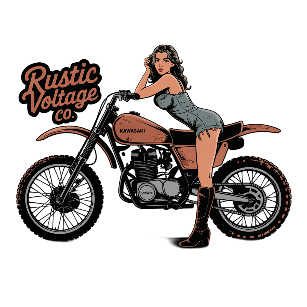 Old Kawasaki sticker